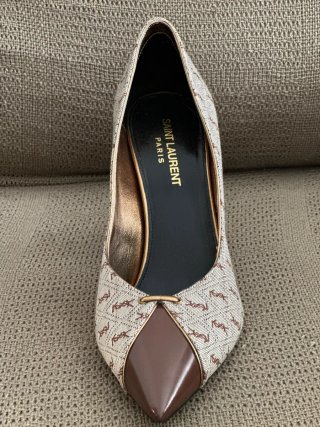 Tacones Yves Saint Laurent monograma Jacquard Lola