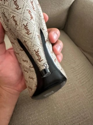 Tacones Yves Saint Laurent monograma Jacquard Lola