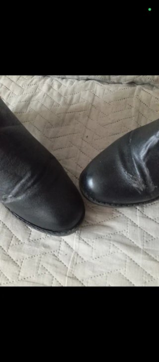 Botines negros de tacón grueso para mujer