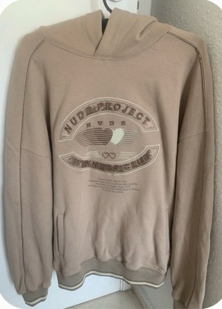 Sudadera Nude Project Winners Club Beige