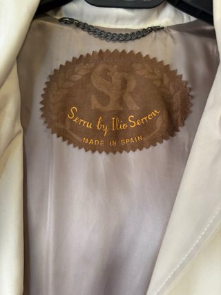 Gabardina Ilio Serron Beige Talla L
