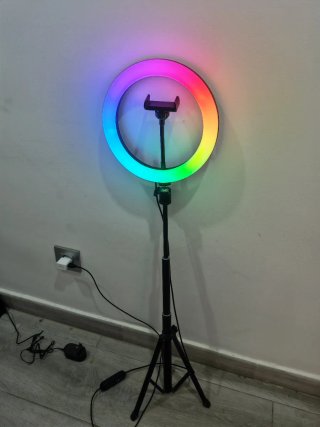 Aro de Luz LED RGB con Trípode