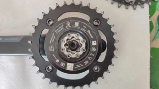 Bielas SRAM XX1 DUB SL X-SYNC 2 con potenci QUARQ