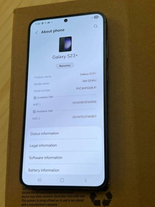 Samsung Galaxy S23 Plus 5G 256GB snapdragon