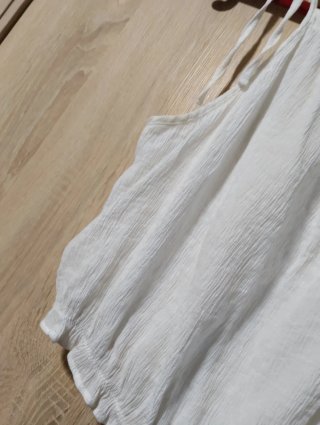 Top blanco ibicenco hippie