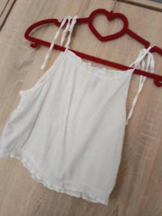 Top blanco ibicenco hippie