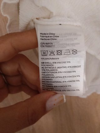 Top blanco ibicenco hippie