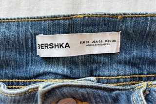 Falda pantalón vaquera Y2K tiro bajo