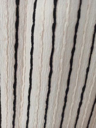 Vestido Sfera sin mangas rayas blanco y negro