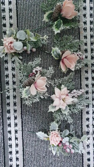 Addobbi Natalizi Fiori Finti