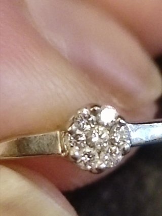 Anillo Tous Oro Blanco y Brillantes