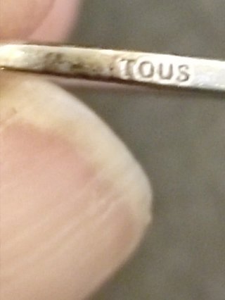 Anillo Tous Oro Blanco y Brillantes