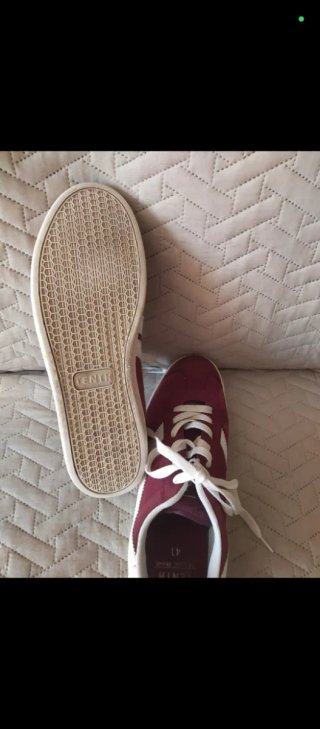 Zapatillas Antelina Hombre Talla 41 Roja