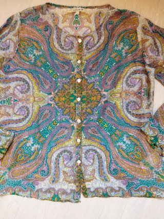 Blusa Talla L Natura Estampada