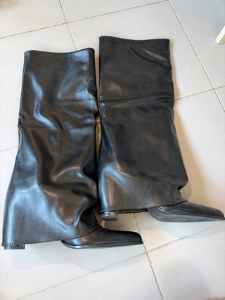 Botas altas Bershka negras