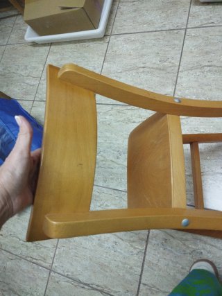 Silla alta madera Jussi Ikea