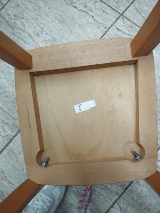 Silla alta madera Jussi Ikea