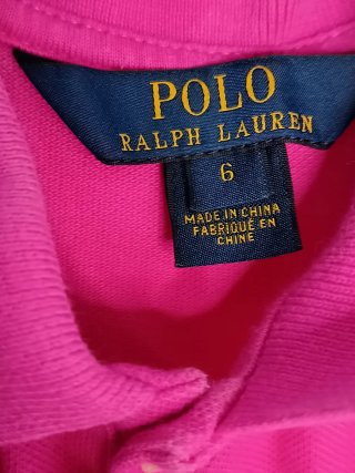 Vestido Polo Rosa Ralph Lauren Talla 6