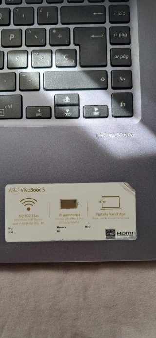 Portátil Asus VivoBook 5 Grigio/Argento