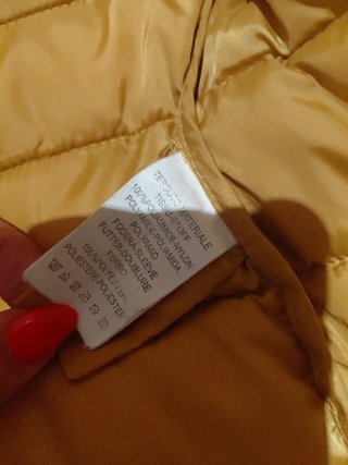 Anorak  amarillo mujer talla xl(tallaje pequeño)