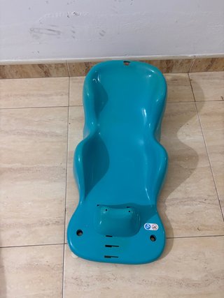 Asiento reductor bañera bebé azul
