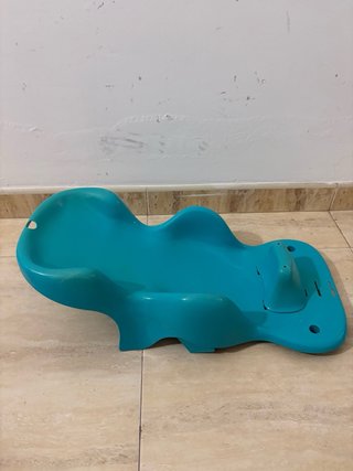 Asiento reductor bañera bebé azul