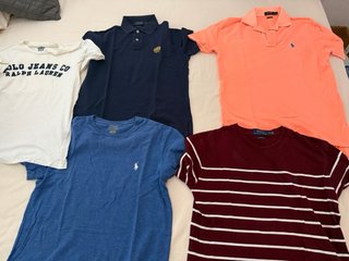 Lote 5 Camisetas Polo Ralph Lauren Talla S/XS
