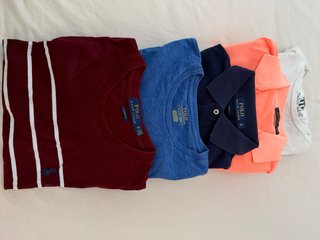Lote 5 Camisetas Polo Ralph Lauren Talla S/XS