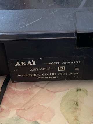 Tocadiscos Akai