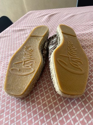 Alpargatas Castañer Marrones Estampadas