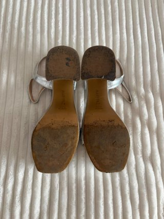 Sandalias Plataforma Plata