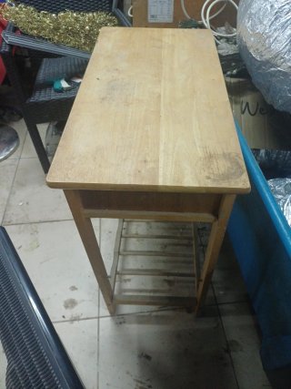 Mesa consola de madera