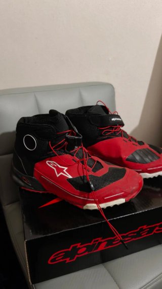Botas Alpinestars CR-X Drystar Rojas/Negras