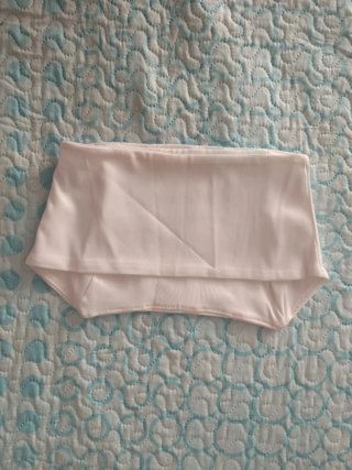 Top blanco bustier