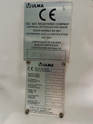 Envasadora Industrial ULMA Atlanta