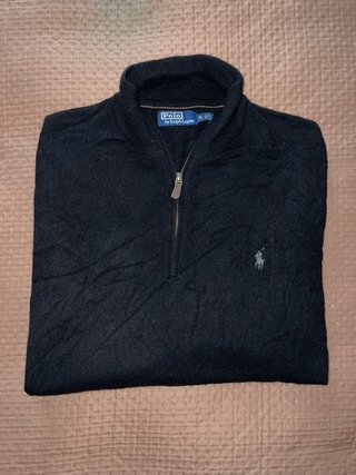 Maglione Polo Ralph Lauren lana zip collo XXL