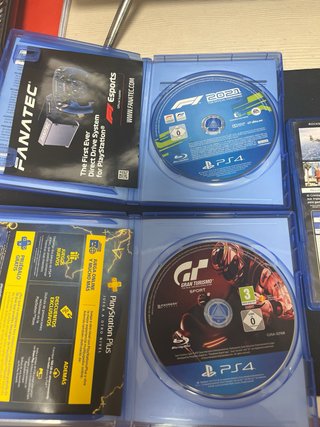 Lote Videojuegos PS4: F1 2021, FIFA 19, GTA V