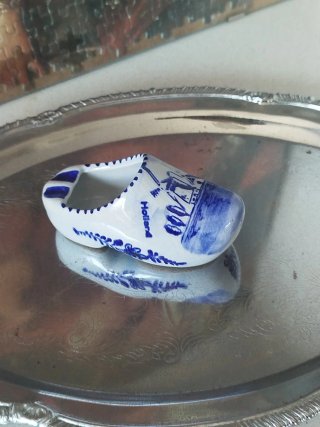 Zuecos de porcelana de Holanda