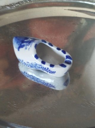 Zuecos de porcelana de Holanda