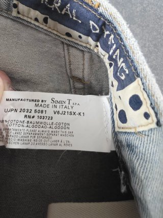 Jeans Armani Jeans Grigio Chiaro Taglia 36