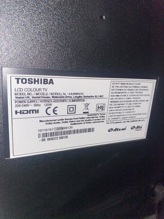 TV Toshiba 43 Smart TV