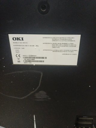 Televisión OKI Negra