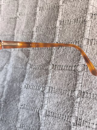 Gafas vintage marrones y multicolor