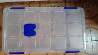 Caja de almacenaje Plastic Forte 30L