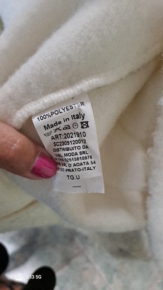 Chaqueta blanca de borreguito
