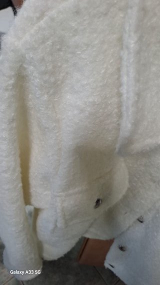 Chaqueta blanca de borreguito