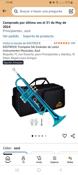 Trompeta EASTROCK Musical Instrument