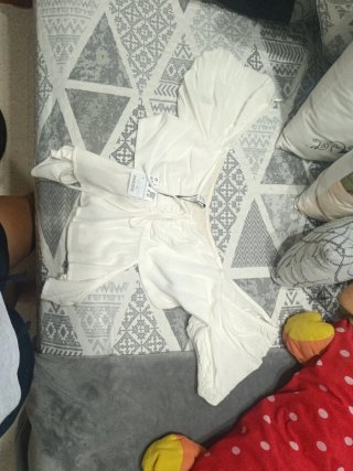 Top blanco talla L