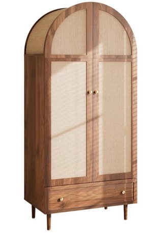 Armario Retro Madera y Tela