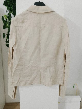 Blazer Motivi Beige Lino Tg 44\L